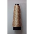 BEIGE - 175+ Yards Viscose Rayon Art Silk Thread Yarn - Embroidery Crochet Knitting Lace Trim Jewelry